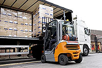 Forklifts in White Sands Missile Range, NM